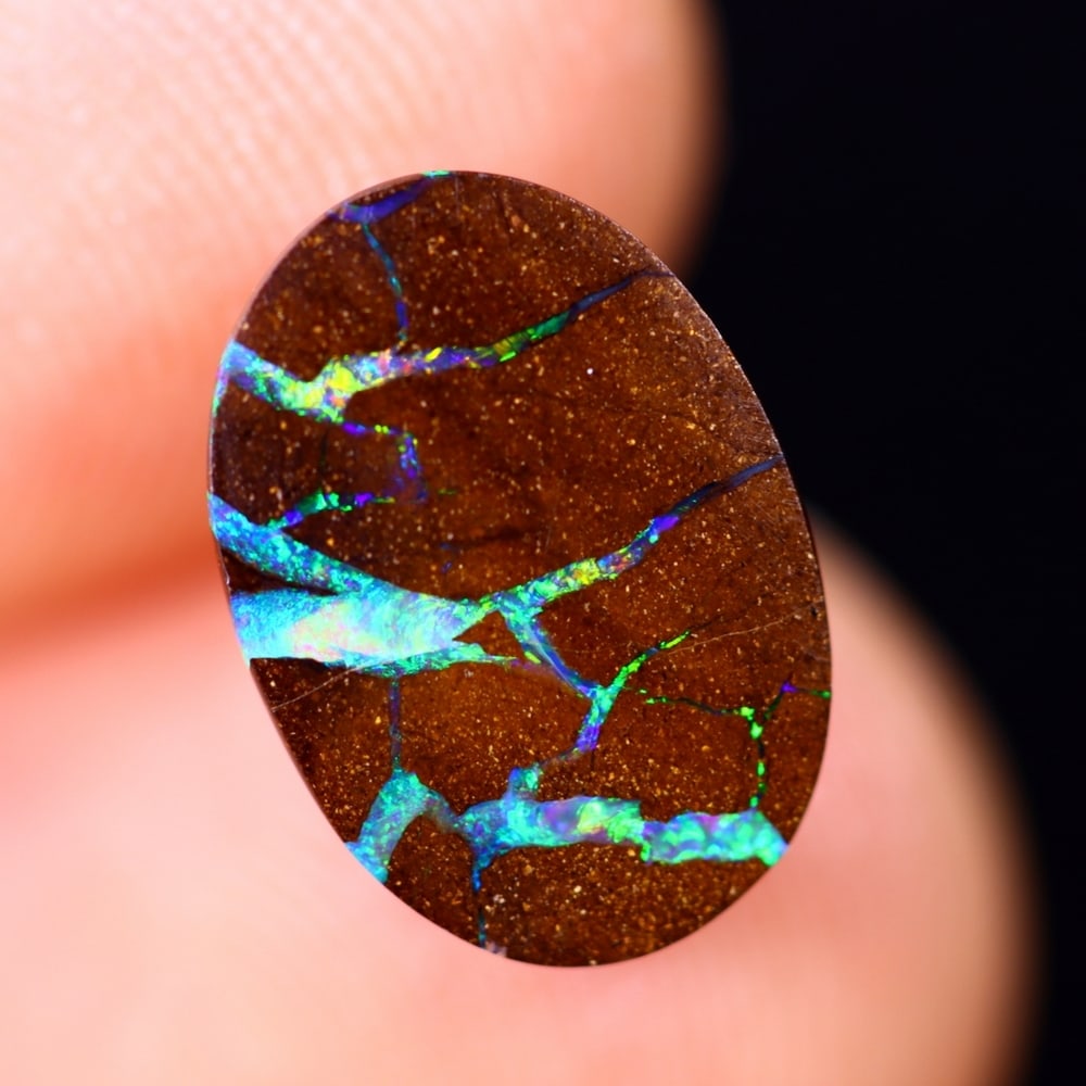 2.68Ct Koroit Boulder Opal Polished - Australian Opal - Oval Cabochon: Ksmith Jewels Global Welcome to our auction house, today auction brought to you by Ksmith Jewels Global based in Penang, Malaysia specialize in all kinds of opal and color gemstone both in manufacturi