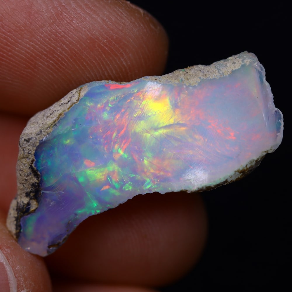 11Ct Rough Opal Specimen - Ethiopian Opal - Mineral Rough: Ksmith Jewels Global Welcome to our auction house, today auction brought to you by Ksmith Jewels Global based in Penang, Malaysia specialize in all kinds of opal and color gemstone both in manufacturi