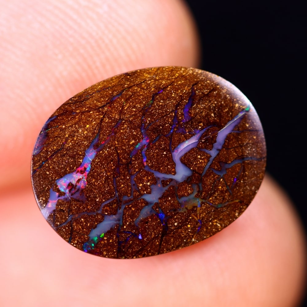 4.80Ct Koroit Boulder Opal Polished - Australian Opal - Oval Cabochon: Ksmith Jewels Global Welcome to our auction house, today auction brought to you by Ksmith Jewels Global based in Penang, Malaysia specialize in all kinds of opal and color gemstone both in manufacturi