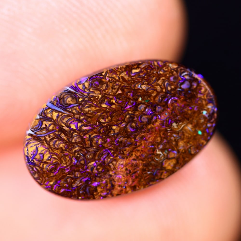 4.05Ct Koroit Boulder Opal Polished - Australian Opal - Oval Cabochon: Ksmith Jewels Global Welcome to our auction house, today auction brought to you by Ksmith Jewels Global based in Penang, Malaysia specialize in all kinds of opal and color gemstone both in manufacturi