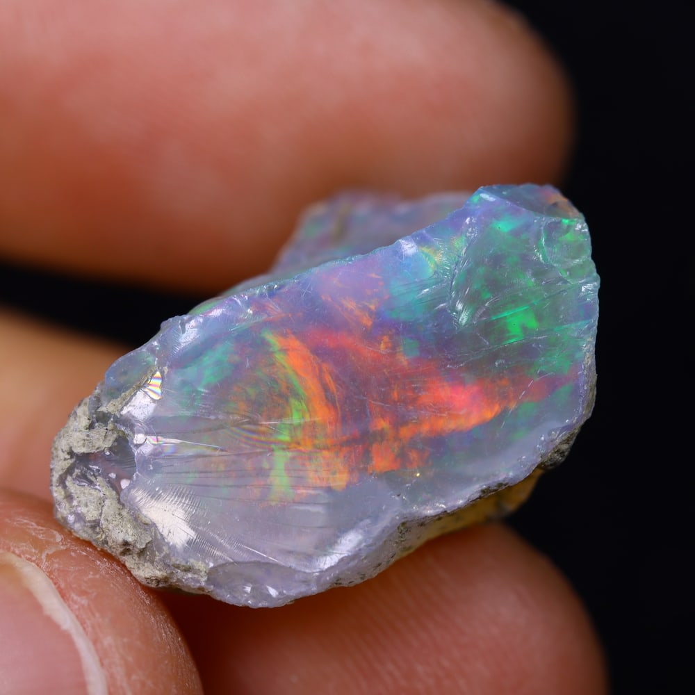 10.6Ct Rough Opal Specimen - Ethiopian Opal - Mineral Rough: Ksmith Jewels Global Welcome to our auction house, today auction brought to you by Ksmith Jewels Global based in Penang, Malaysia specialize in all kinds of opal and color gemstone both in manufacturi