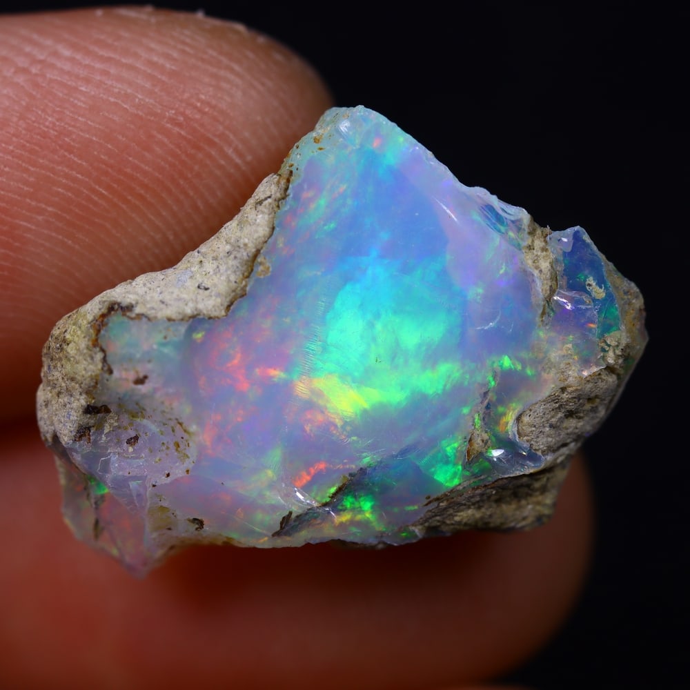8.4Ct Rough Opal Specimen - Ethiopian Opal - Mineral Rough: Ksmith Jewels Global Welcome to our auction house, today auction brought to you by Ksmith Jewels Global based in Penang, Malaysia specialize in all kinds of opal and color gemstone both in manufacturi