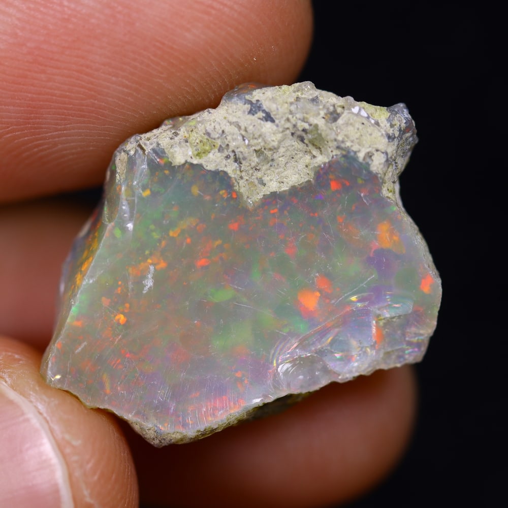11.7Ct Rough Opal Specimen - Ethiopian Opal - Mineral Rough: Ksmith Jewels Global Welcome to our auction house, today auction brought to you by Ksmith Jewels Global based in Penang, Malaysia specialize in all kinds of opal and color gemstone both in manufacturi