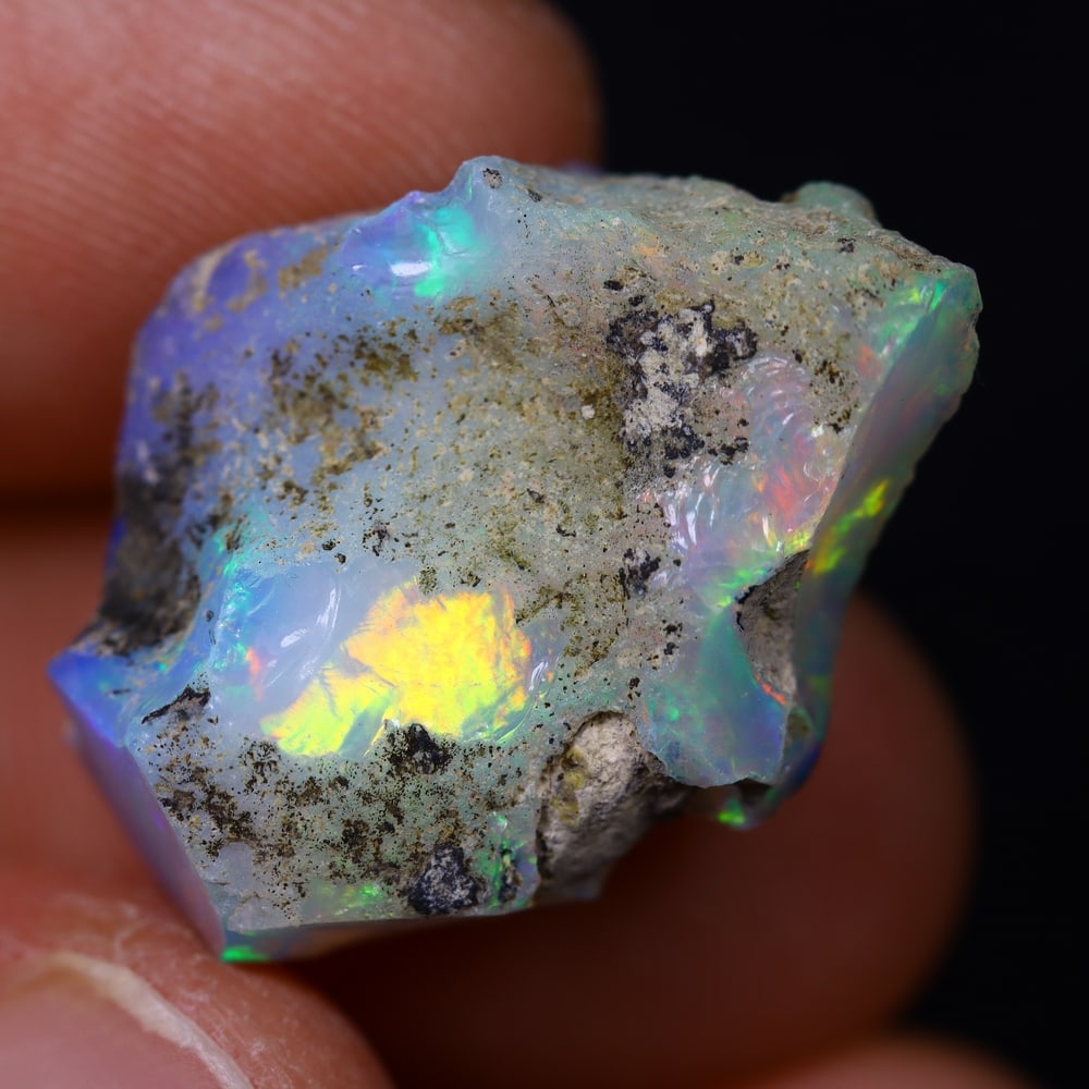 14.2Ct Rough Opal Specimen - Ethiopian Opal - Mineral Rough: Ksmith Jewels Global Welcome to our auction house, today auction brought to you by Ksmith Jewels Global based in Penang, Malaysia specialize in all kinds of opal and color gemstone both in manufacturi