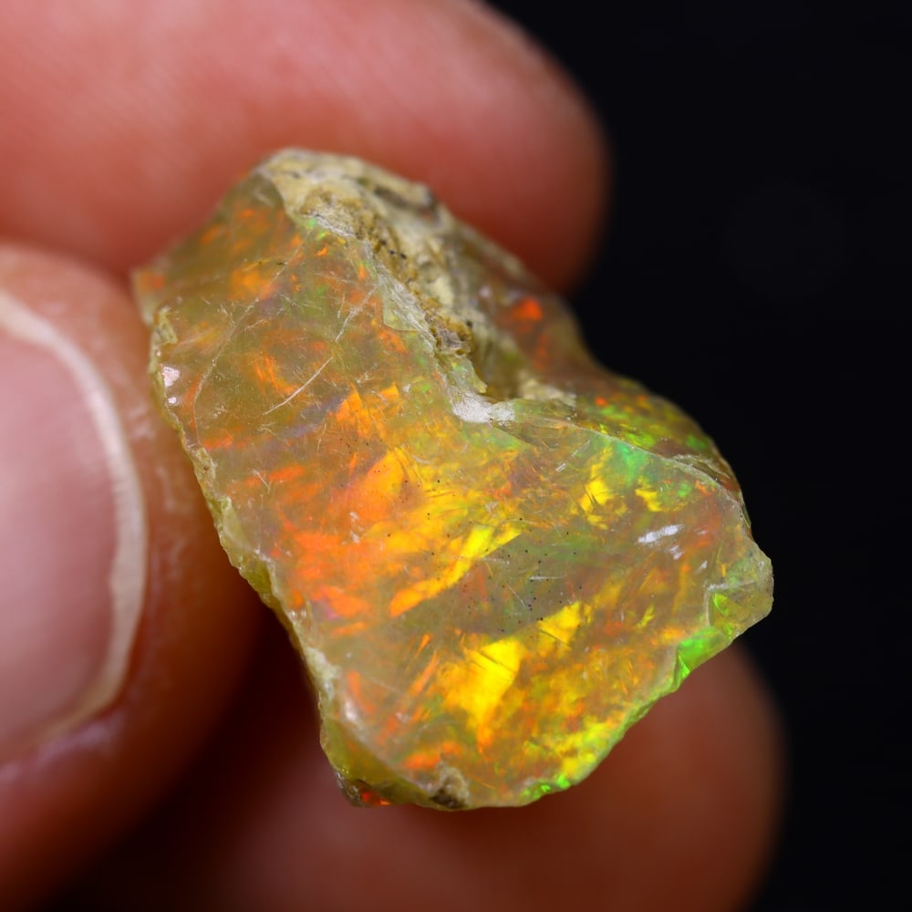 11.8Ct Rough Opal Specimen - Ethiopian Opal - Mineral Rough: Ksmith Jewels Global Welcome to our auction house, today auction brought to you by Ksmith Jewels Global based in Penang, Malaysia specialize in all kinds of opal and color gemstone both in manufacturi