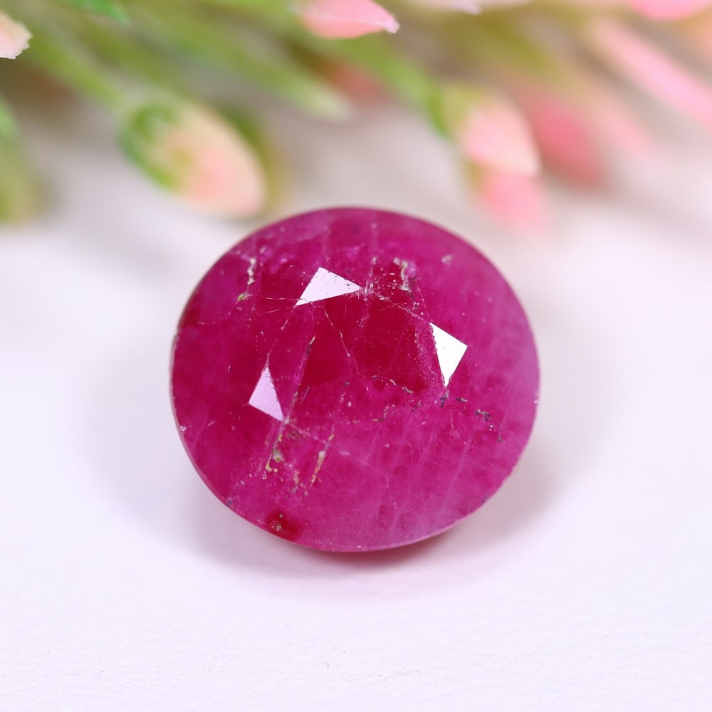 9.65Ct Red Ruby - Polished Faceted (1 of 3)