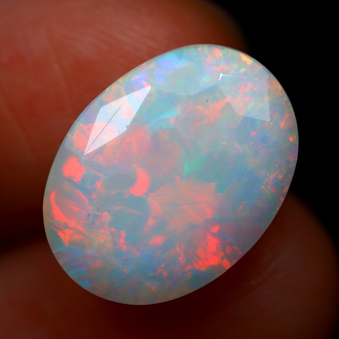 4.14Ct Natural Flashy Rainbow Ethiopian Welo Opal - Ethiopian Opal - Faceted Opal: Ksmith Jewels Global Welcome to our auction house, today auction brought to you by Ksmith Jewels Global based in Penang, Malaysia specialize in all kinds of opal and color gemstone both in manufacturi