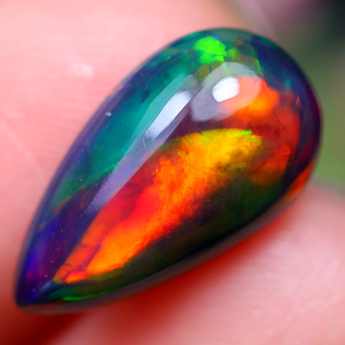 2.23Ct Natural Ethiopian Welo Smoked Opal - Ethiopian Opal Cabochon: Ksmith Jewels Global Welcome to our auction house, today auction brought to you by Ksmith Jewels Global based in Penang, Malaysia specialize in all kinds of opal and color gemstone both in manufacturi