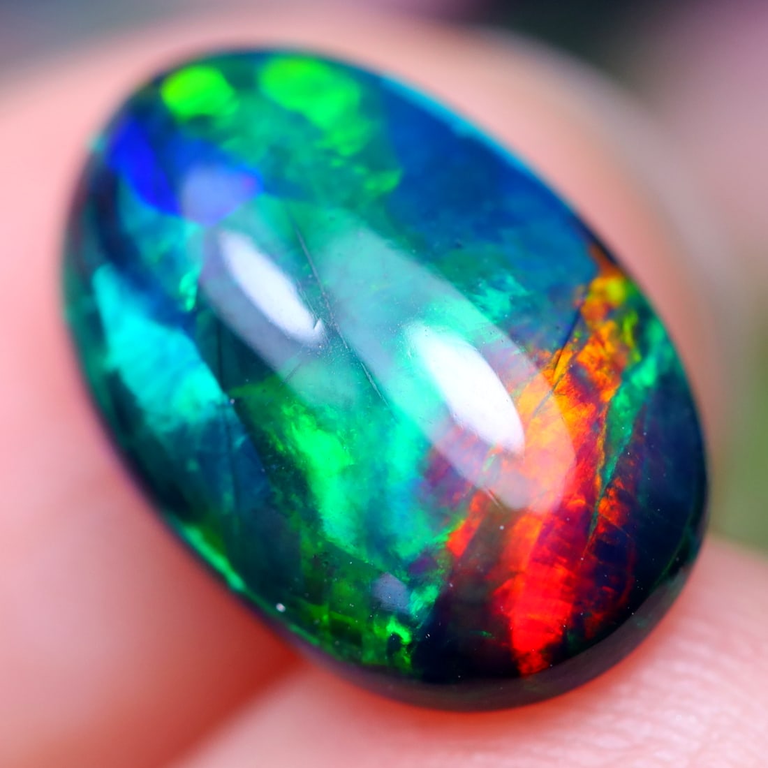 2.60Ct Natural Ethiopian Welo Smoked Opal - Ethiopian Opal Cabochon: Ksmith Jewels Global Welcome to our auction house, today auction brought to you by Ksmith Jewels Global based in Penang, Malaysia specialize in all kinds of opal and color gemstone both in manufacturi