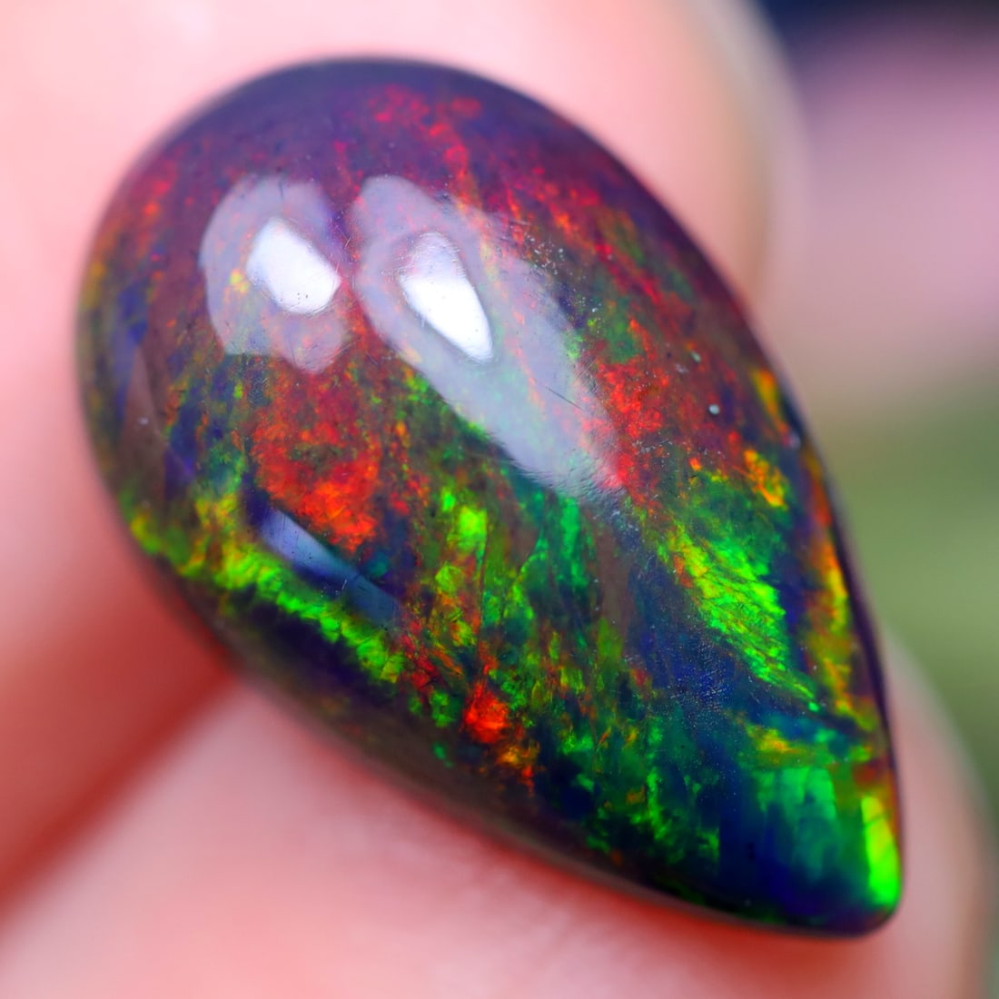 3.23Ct Natural Ethiopian Welo Smoked Opal - Ethiopian Opal Cabochon: Ksmith Jewels Global Welcome to our auction house, today auction brought to you by Ksmith Jewels Global based in Penang, Malaysia specialize in all kinds of opal and color gemstone both in manufacturi