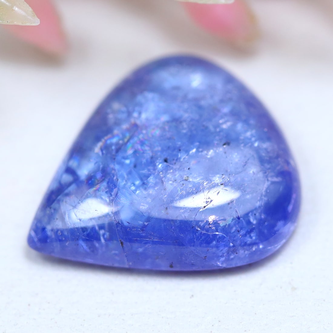 4.03Cts Natural Tanzanite Smooth Cabochon for Jewelry Making: Ksmith Jewels Global Welcome to our auction house, today auction brought to you by Ksmith Jewels Global based in Penang, Malaysia specialize in all kinds of opal and color gemstone both in manufacturi