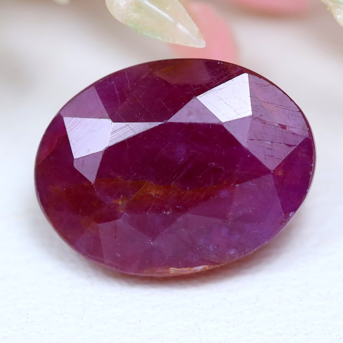 3.71Ct Natural Untreated Longido Ruby Gemstone (1 of 2)