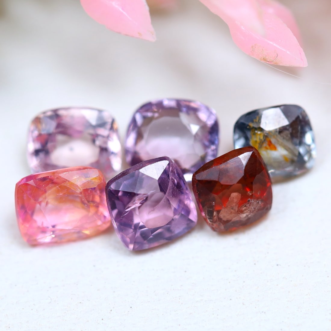 2.67Ct Natural Multi Color Cushion Burmese Spinel in Lot (1 of 2)