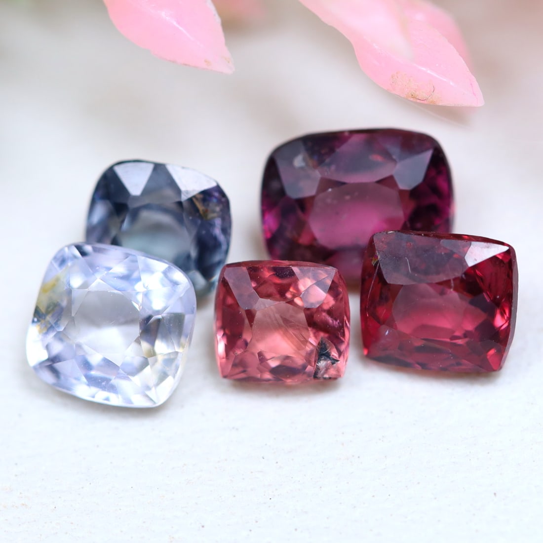 2.98Ct Natural Multi Color Cushion Burmese Spinel in Lot: Ksmith Jewels Global Welcome to our auction house, today auction brought to you by Ksmith Jewels Global based in Penang, Malaysia specialize in all kinds of opal and color gemstone both in manufacturi