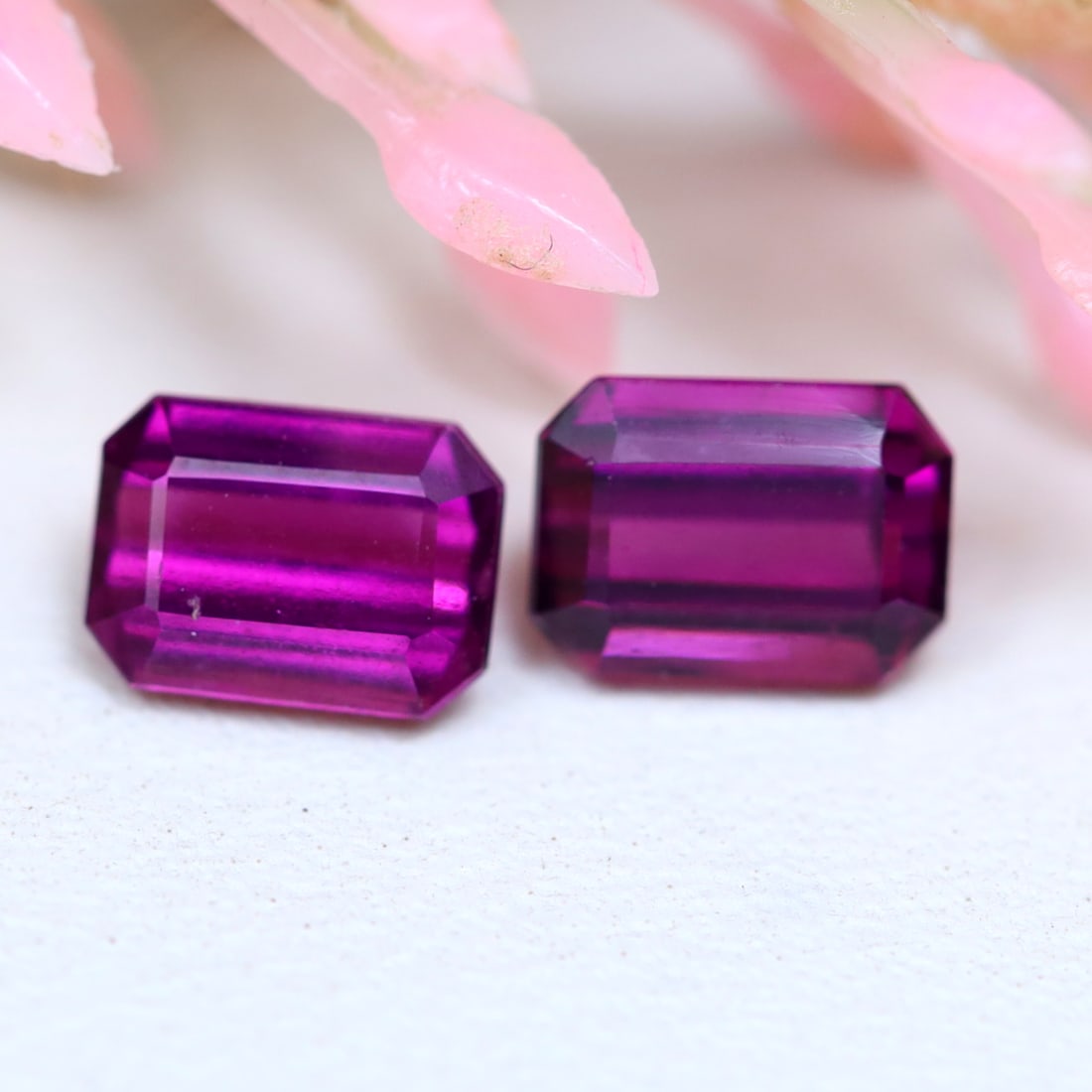 1.59Ct Natural Fancy Cut Purplish Rhodolite Garnet for Jewelry Making Pair: Ksmith Jewels Global Welcome to our auction house, today auction brought to you by Ksmith Jewels Global based in Penang, Malaysia specialize in all kinds of opal and color gemstone both in manufacturi