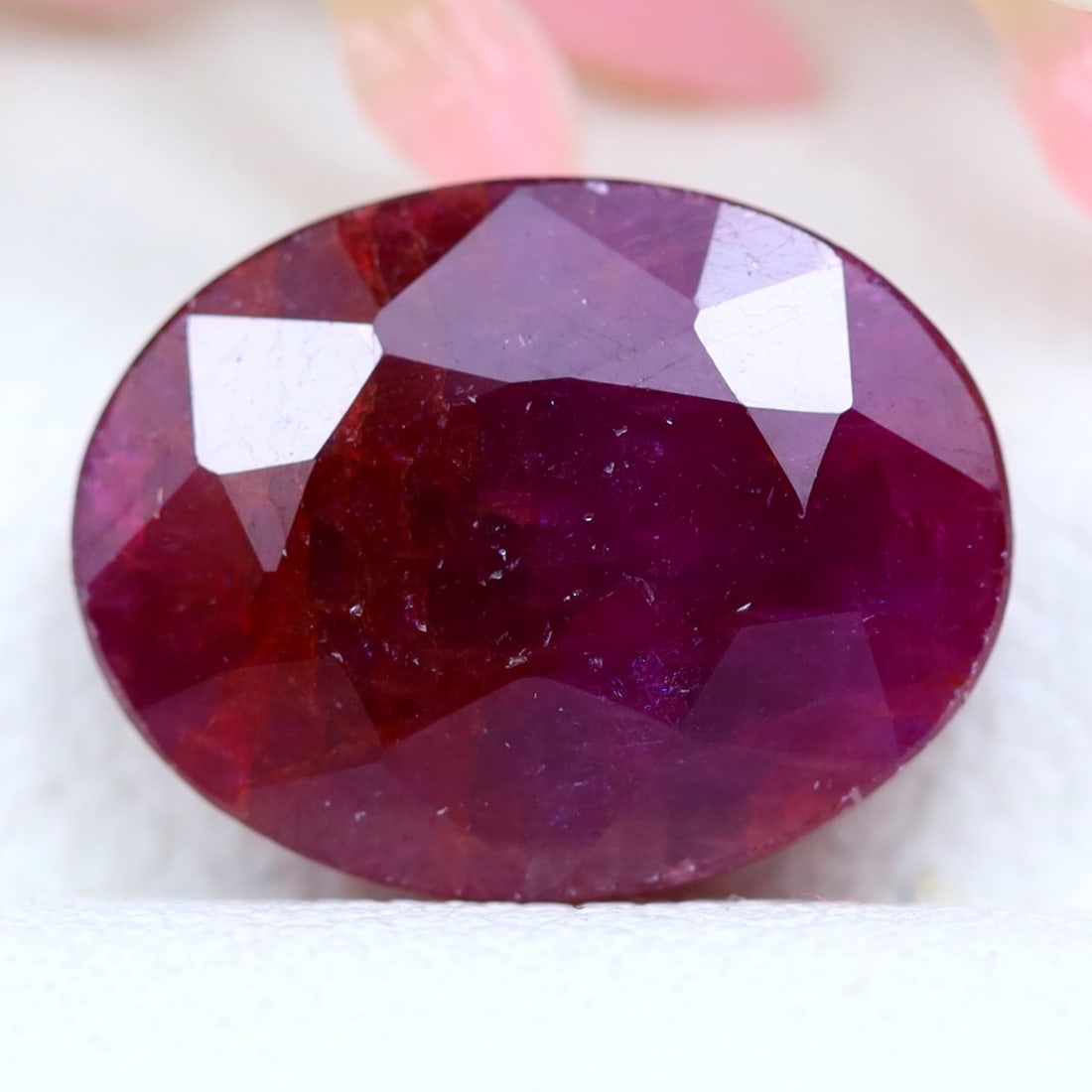 2.99Ct Natural Untreated Longido Ruby Gemstone (1 of 2)