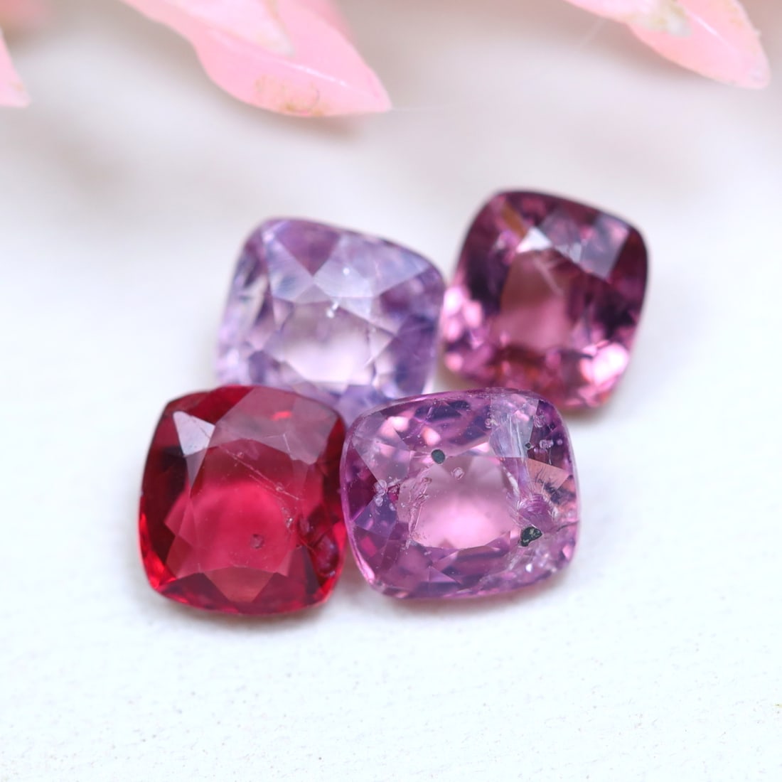 2.32Ct Natural Multi Color Cushion Burmese Spinel in Lot: Ksmith Jewels Global Welcome to our auction house, today auction brought to you by Ksmith Jewels Global based in Penang, Malaysia specialize in all kinds of opal and color gemstone both in manufacturi