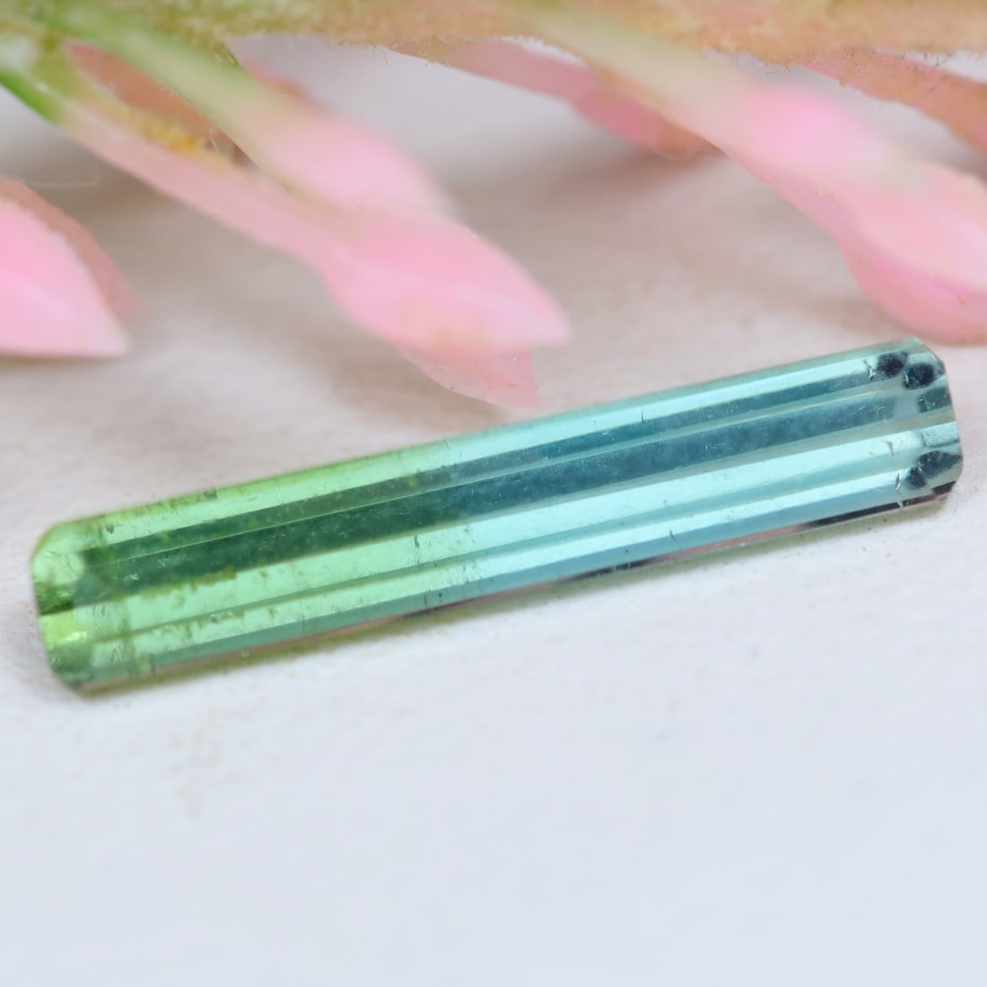 Tourmaline 1.16Ct Emerald Cut Natural Bi-Color Afghanistan Tourmaline: Ksmith Jewels Global Welcome to our auction house, today auction brought to you by Ksmith Jewels Global based in Penang, Malaysia specialize in all kinds of opal and color gemstone both in manufacturi