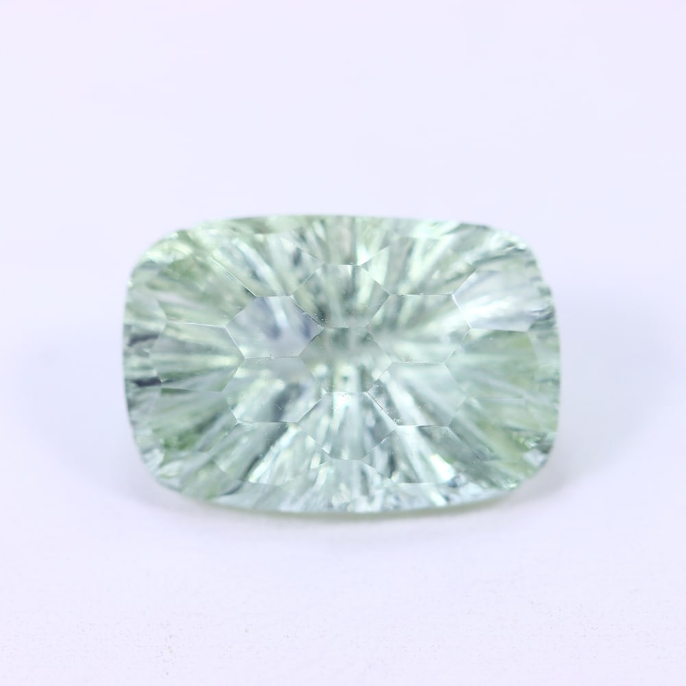 11.33Ct Green Amethyst - Special Cut - Polished Faceted: Ksmith Jewels Global Welcome to our auction house, today auction brought to you by Ksmith Jewels Global based in Penang, Malaysia specialize in all kinds of opal and color gemstone both in manufacturi