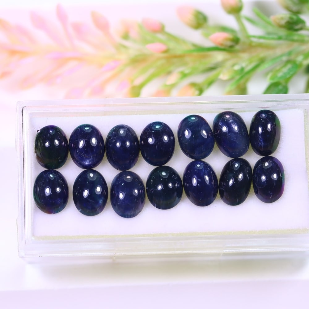 23.11Ct Blue Sapphire Set - Polished Cabochon: Ksmith Jewels Global Welcome to our auction house, today auction brought to you by Ksmith Jewels Global based in Penang, Malaysia specialize in all kinds of opal and color gemstone both in manufacturi