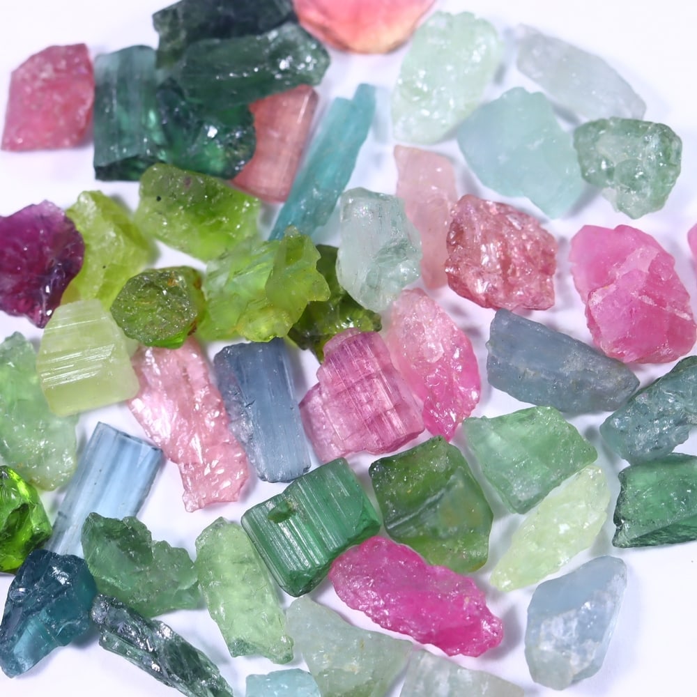 49Ct Raw Tourmaline Freeform Set - Rough Specimen: Ksmith Jewels Global Welcome to our auction house, today auction brought to you by Ksmith Jewels Global based in Penang, Malaysia specialize in all kinds of opal and color gemstone both in manufacturi
