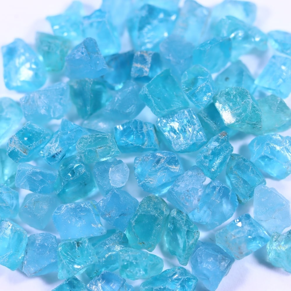 56Ct Raw Paraiba Blue Apatite Freeform Set - Rough Specimen: Ksmith Jewels Global Welcome to our auction house, today auction brought to you by Ksmith Jewels Global based in Penang, Malaysia specialize in all kinds of opal and color gemstone both in manufacturi