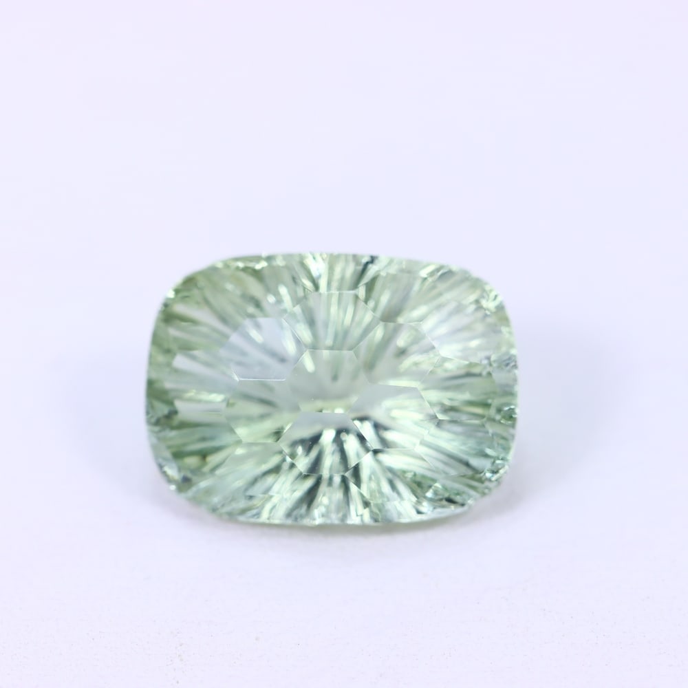 7.44Ct Green Amethyst - Special Cut - Polished Faceted: Ksmith Jewels Global Welcome to our auction house, today auction brought to you by Ksmith Jewels Global based in Penang, Malaysia specialize in all kinds of opal and color gemstone both in manufacturi