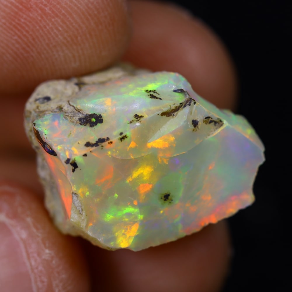 12.8Ct Rough Opal Specimen - Ethiopian Opal - Mineral Rough: Ksmith Jewels Global Welcome to our auction house, today auction brought to you by Ksmith Jewels Global based in Penang, Malaysia specialize in all kinds of opal and color gemstone both in manufacturi