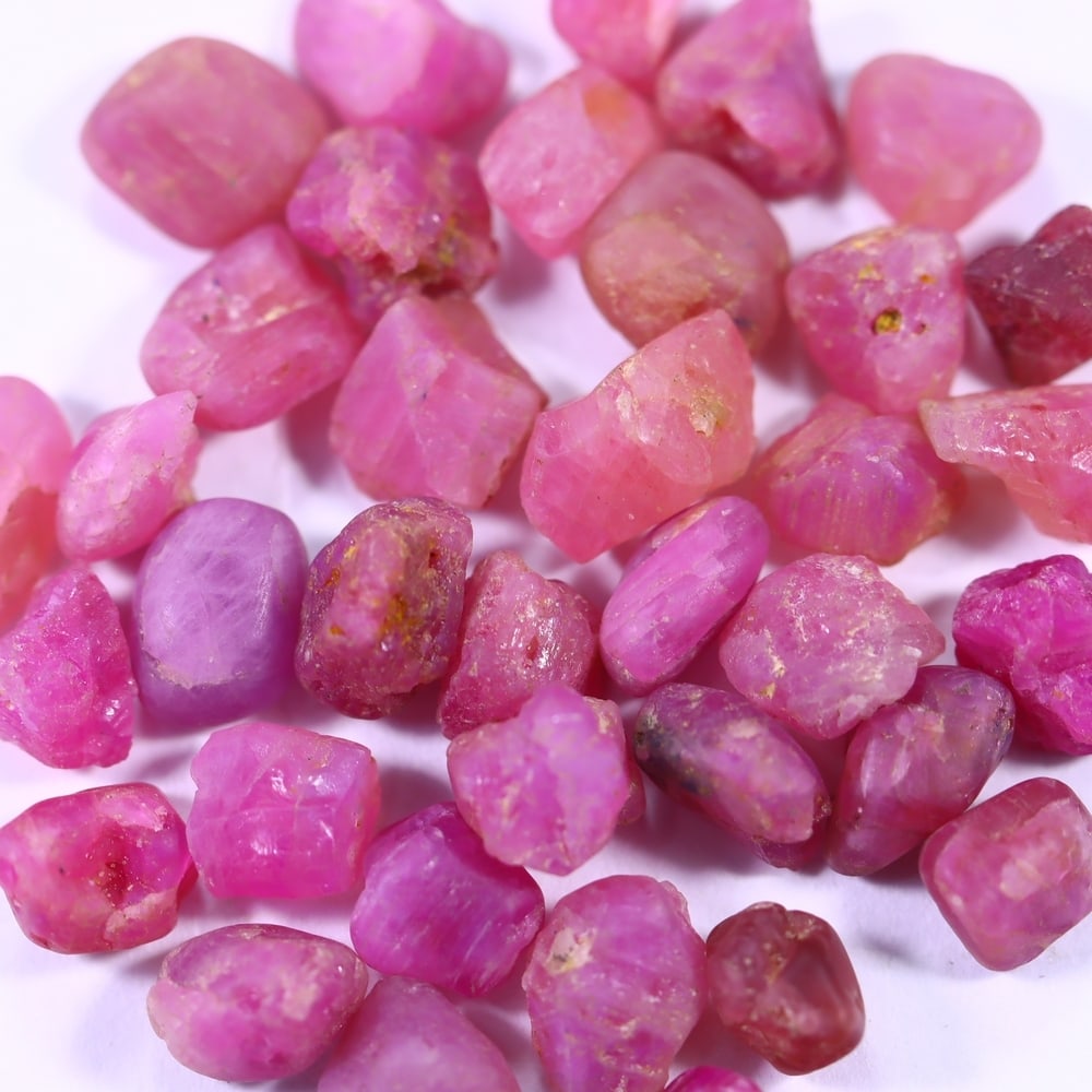 61Ct Raw Ruby Freeform Set - Rough Specimen (1 of 2)