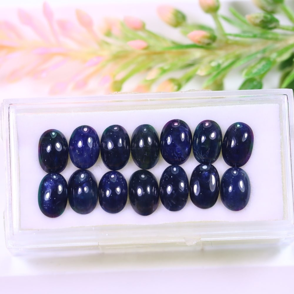 17.82Ct Blue Sapphire Set - Polished Cabochon: Ksmith Jewels Global Welcome to our auction house, today auction brought to you by Ksmith Jewels Global based in Penang, Malaysia specialize in all kinds of opal and color gemstone both in manufacturi