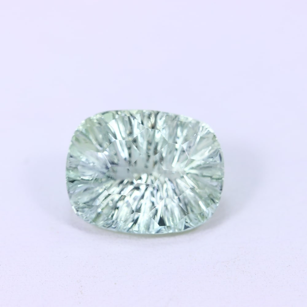 6.97Ct Green Amethyst - Special Cut - Polished Faceted: Ksmith Jewels Global Welcome to our auction house, today auction brought to you by Ksmith Jewels Global based in Penang, Malaysia specialize in all kinds of opal and color gemstone both in manufacturi