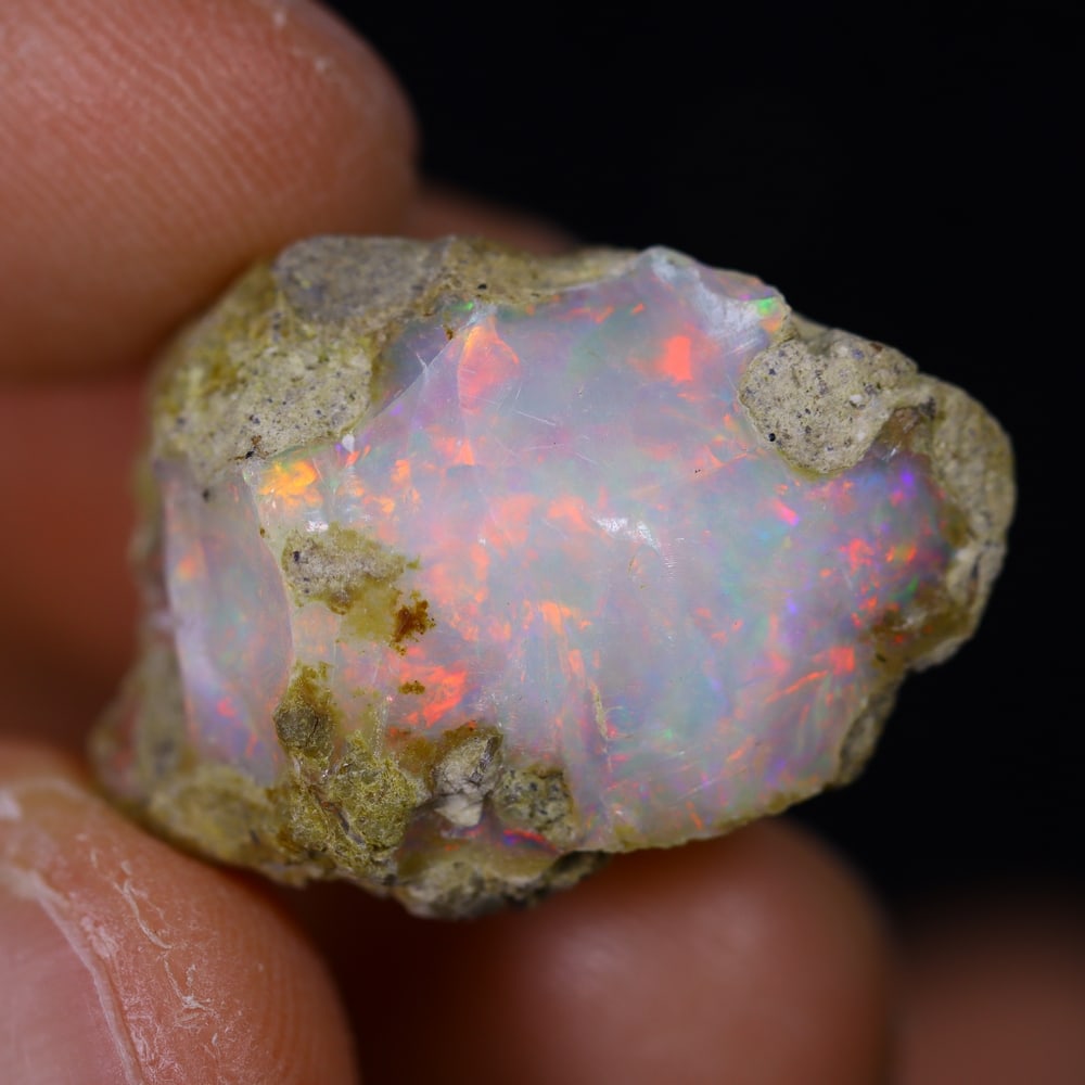 14.9Ct Rough Opal Specimen - Ethiopian Opal - Mineral Rough (1 of 6)