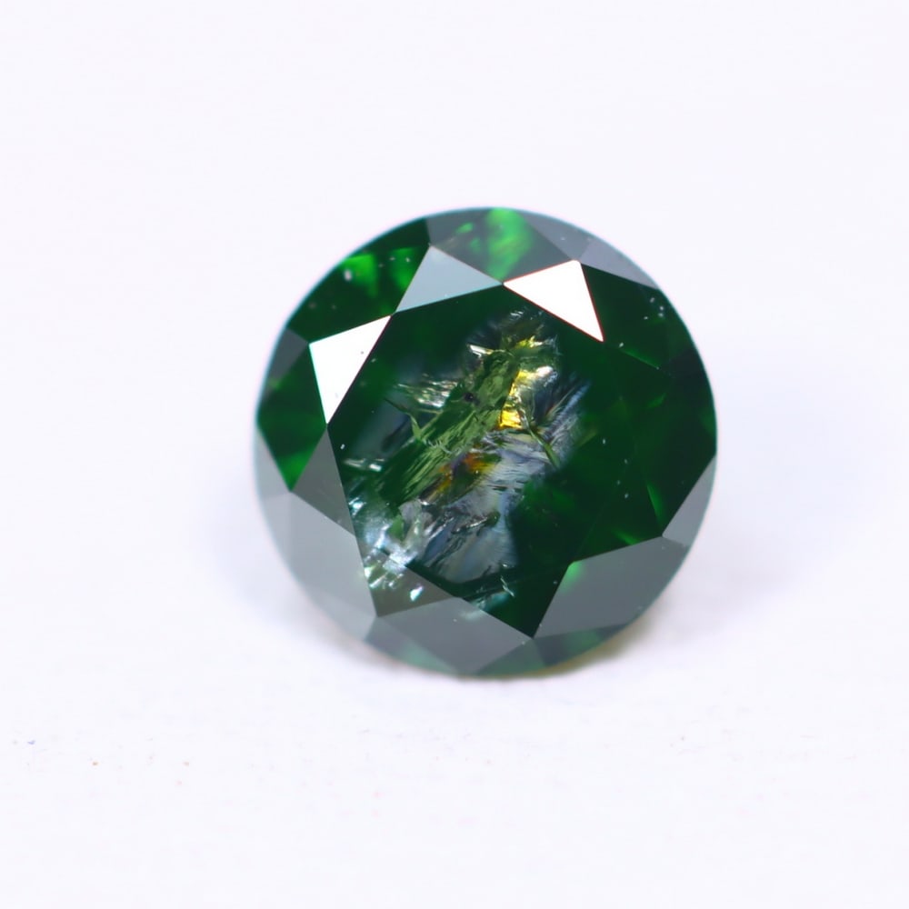 0.37ct Green Diamond 4.6mm - Natural Diamond, Loose Diamond: Ksmith Jewels Global Welcome to our auction house, today auction brought to you by Ksmith Jewels Global based in Penang, Malaysia specialize in all kinds of opal, diamond and color gemstone both in ma