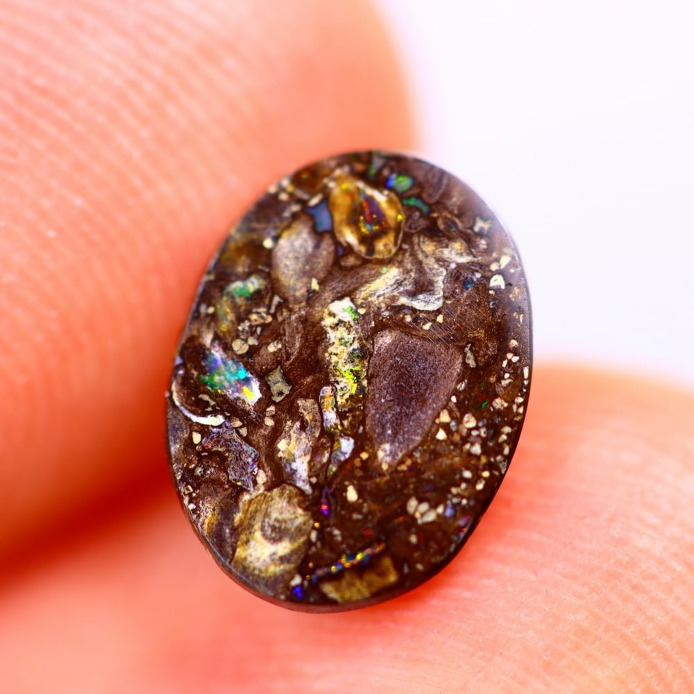 1.19Ct Winton Boulder Opal Polished - Australian Opal - Oval Cabochon: Ksmith Jewels Global Welcome to our auction house, today auction brought to you by Ksmith Jewels Global based in Penang, Malaysia specialize in all kinds of opal and color gemstone both in manufacturi