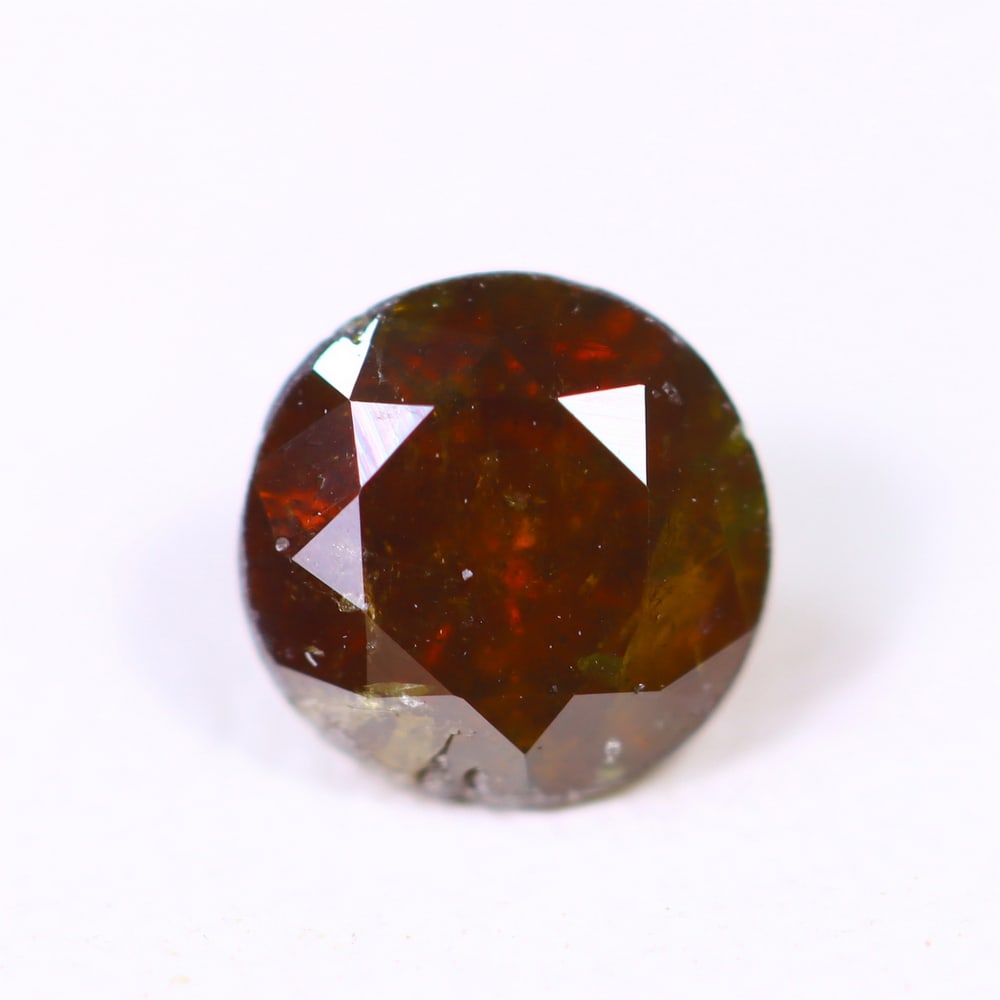 0.48ct Cognac Round Diamond 5.0mm - Natural Diamond, Loose Diamond: Ksmith Jewels Global Welcome to our auction house, today auction brought to you by Ksmith Jewels Global based in Penang, Malaysia specialize in all kinds of opal, diamond and color gemstone both in ma