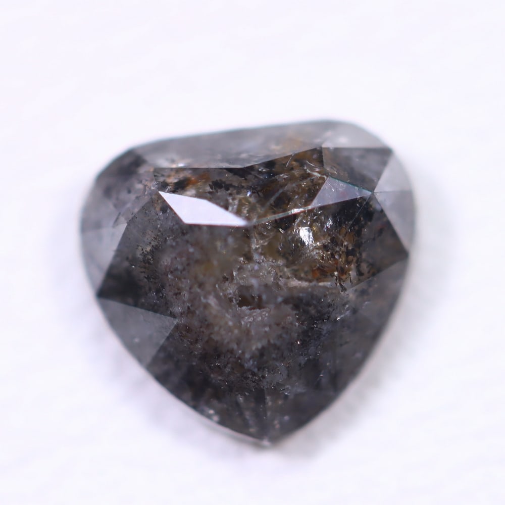 1.11ct Salt and Pepper Diamond 6.5x6.1mm - Natural Diamond, Loose Diamond: Ksmith Jewels Global Welcome to our auction house, today auction brought to you by Ksmith Jewels Global based in Penang, Malaysia specialize in all kinds of opal, diamond and color gemstone both in ma