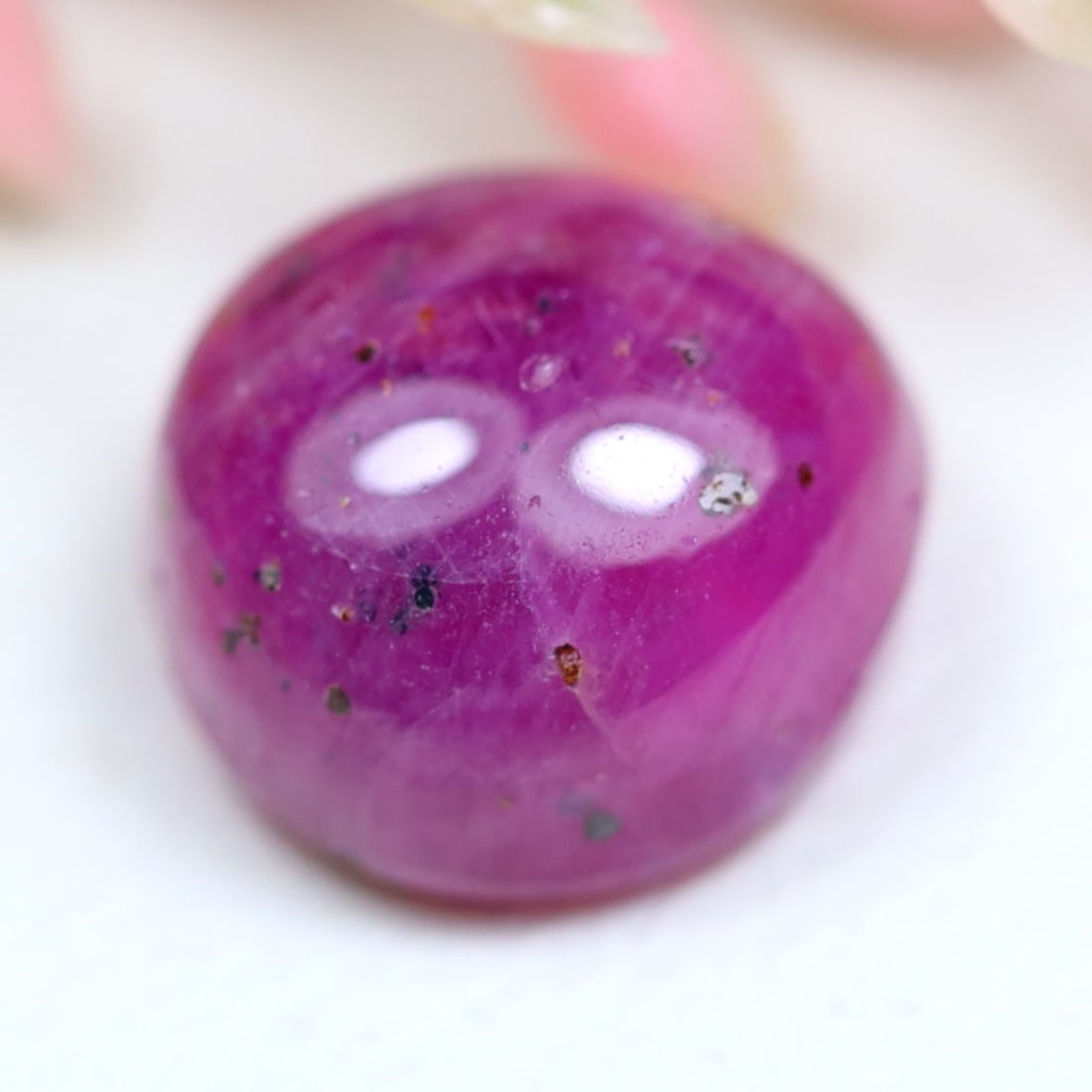 5.08Ct Natural Mozambique Pinkish Ruby Cabochon for Jewelry Making: Ksmith Jewels Global Welcome to our auction house, today auction brought to you by Ksmith Jewels Global based in Penang, Malaysia specialize in all kinds of opal and color gemstone both in manufacturi