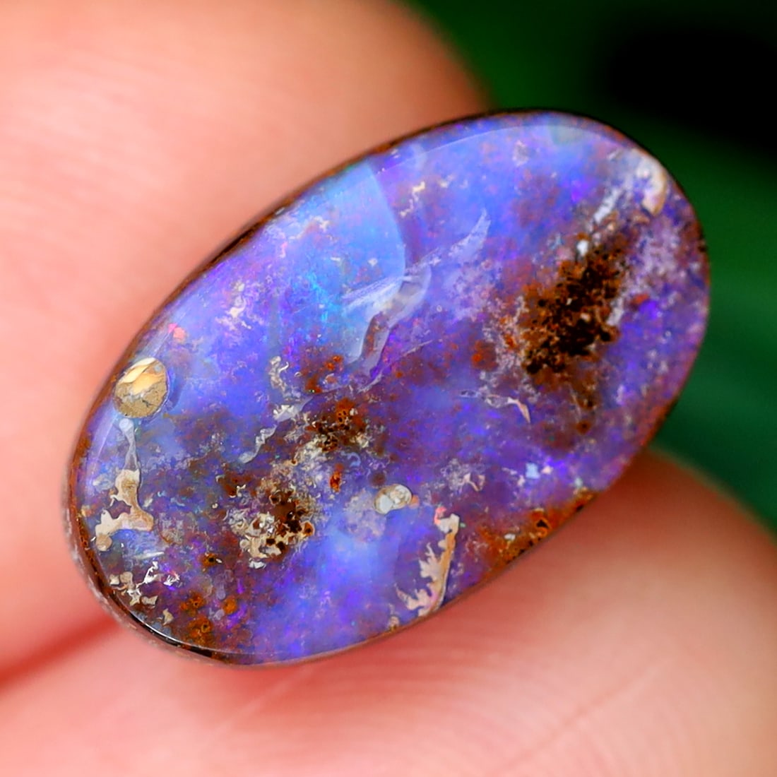 4.30Ct Winton Boulder Opal Polished - Australian Opal - Oval Cabochon: Ksmith Jewels Global Welcome to our auction house, today auction brought to you by Ksmith Jewels Global based in Penang, Malaysia specialize in all kinds of opal and color gemstone both in manufacturi