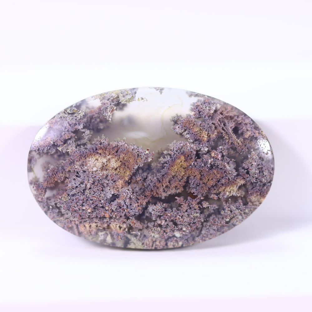 26.81Ct Moss Agate Cabochon - Polished - 31x20mm Approx: Ksmith Jewels Global Welcome to our auction house, today auction brought to you by Ksmith Jewels Global based in Penang, Malaysia specialize in all kinds of opal and color gemstone both in manufacturi
