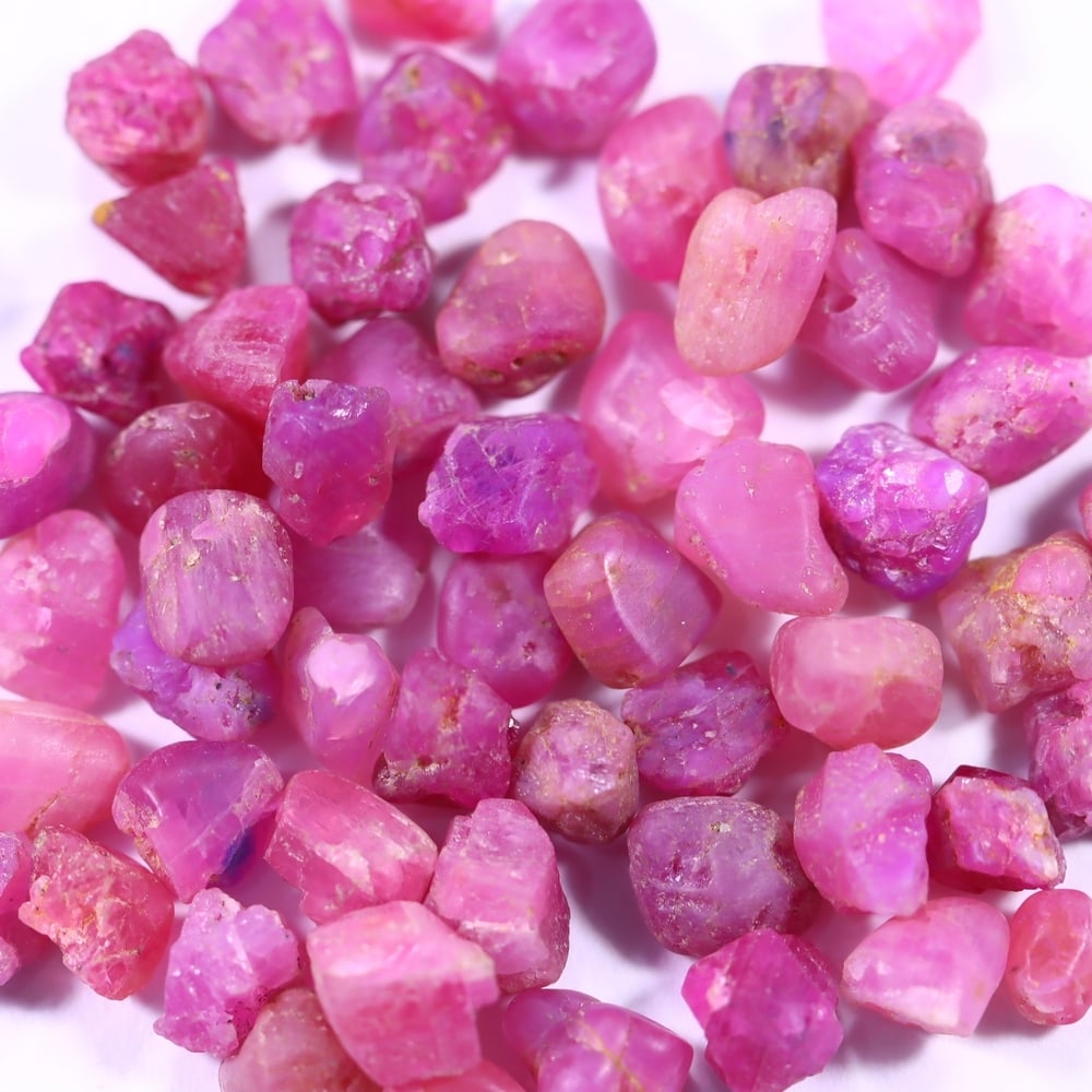 60Ct Raw Ruby Freeform Set - Rough Specimen (1 of 2)