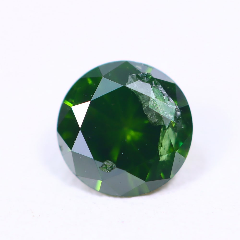 0.45ct Green Diamond 5.1mm - Natural Diamond, Loose Diamond (1 of 2)
