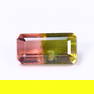 2.59cts Natural Watermelon Tourmaline - Bi-Colour Faceted Cut
