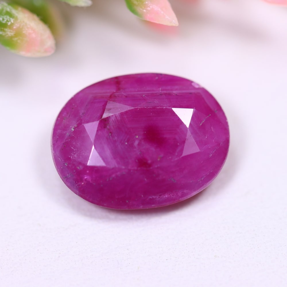 6.26Ct Red Ruby - Polished Faceted (1 of 3)