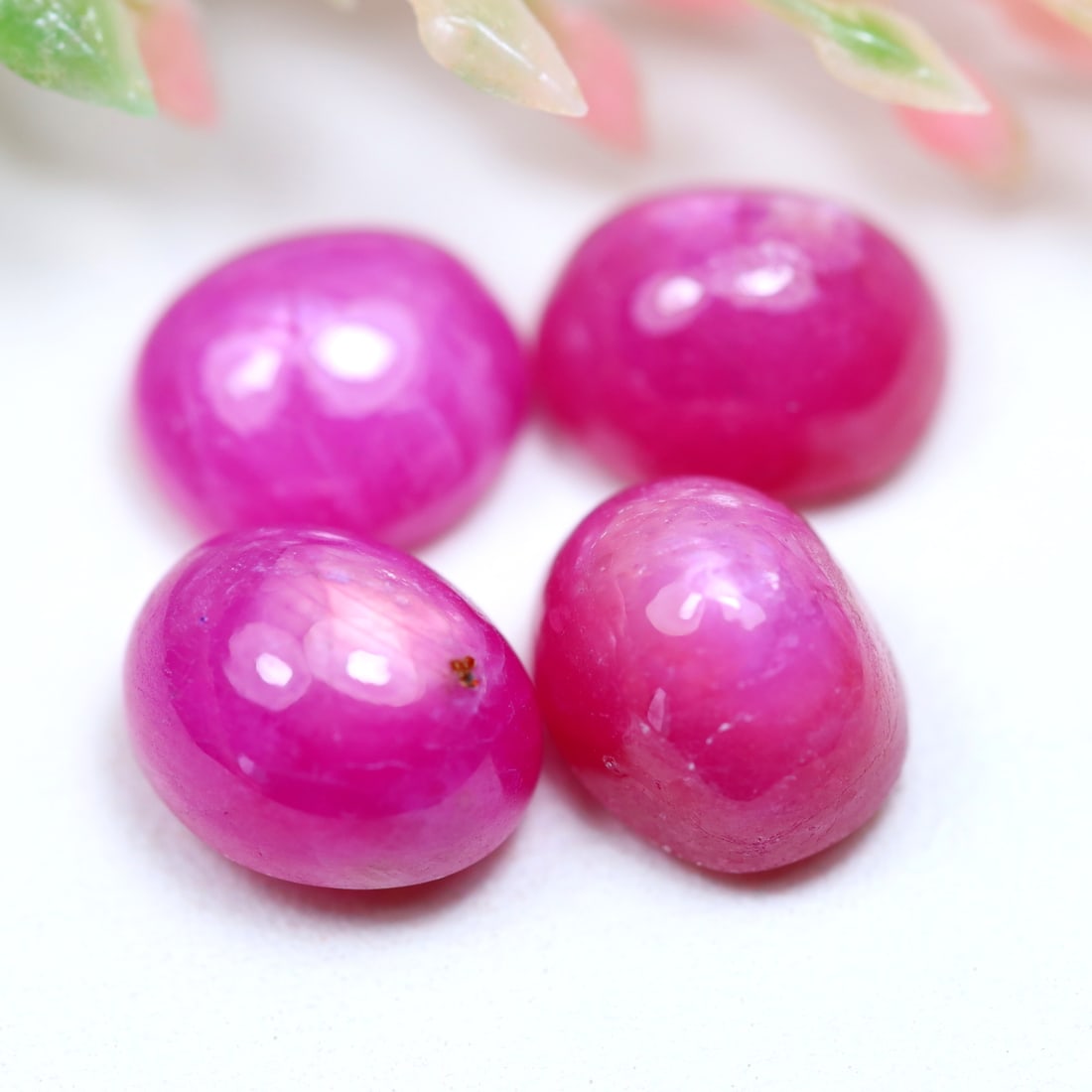 16.25Ct Natural Oval Cabochon Mozambique Pink Ruby Lots (1 of 2)