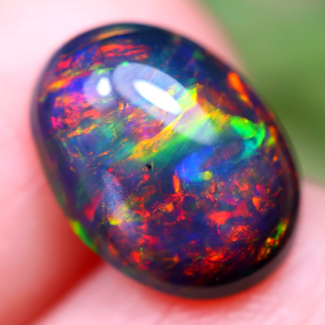 2.04Ct Natural Ethiopian Welo Smoked Opal - Ethiopian Opal - Oval Cabochon: Ksmith Jewels Global Welcome to our auction house, today auction brought to you by Ksmith Jewels Global based in Penang, Malaysia specialize in all kinds of opal and color gemstone both in manufacturi
