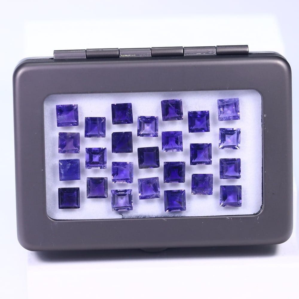 25.30Ct Iolite Set - Polished Faceted: Ksmith Jewels Global Welcome to our auction house, today auction brought to you by Ksmith Jewels Global based in Penang, Malaysia specialize in all kinds of opal and color gemstone both in manufacturi