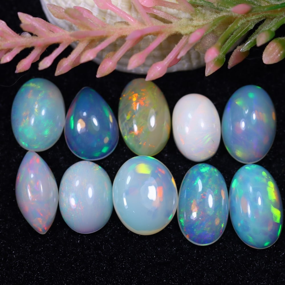 21.69Ct Welo Opal Set - Ethiopian Opal: Ksmith Jewels Global Welcome to our auction house, today auction brought to you by Ksmith Jewels Global based in Penang, Malaysia specialize in all kinds of opal and color gemstone both in manufacturi