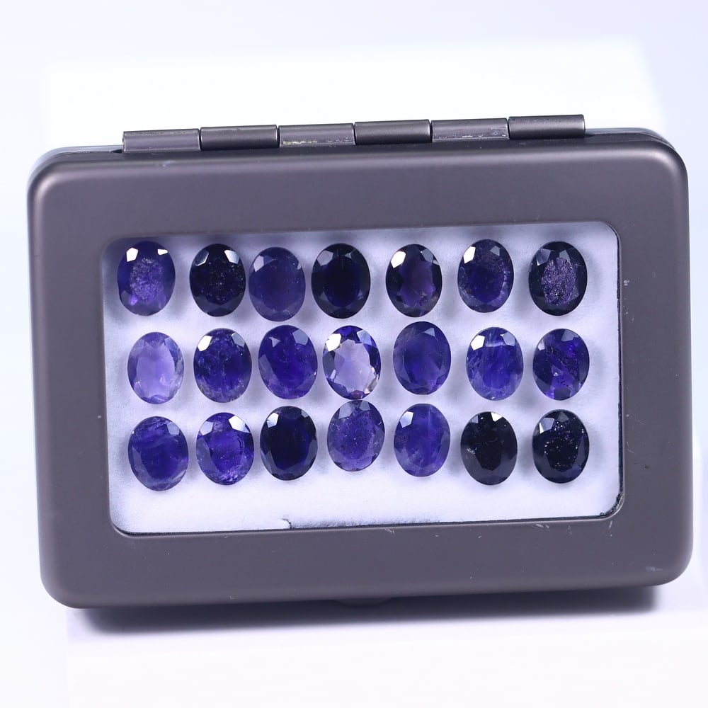 31.02Ct Iolite Set - Polished Faceted: Ksmith Jewels Global Welcome to our auction house, today auction brought to you by Ksmith Jewels Global based in Penang, Malaysia specialize in all kinds of opal and color gemstone both in manufacturi