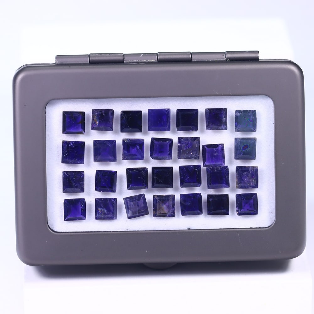 26.29Ct Iolite Set - Polished Faceted: Ksmith Jewels Global Welcome to our auction house, today auction brought to you by Ksmith Jewels Global based in Penang, Malaysia specialize in all kinds of opal and color gemstone both in manufacturi