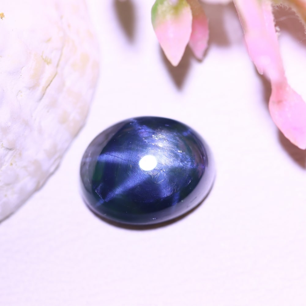 3.18Ct 6 Rays Blue Star Sapphire - Polished Cabochon: Ksmith Jewels Global Welcome to our auction house, today auction brought to you by Ksmith Jewels Global based in Penang, Malaysia specialize in all kinds of opal and color gemstone both in manufacturi